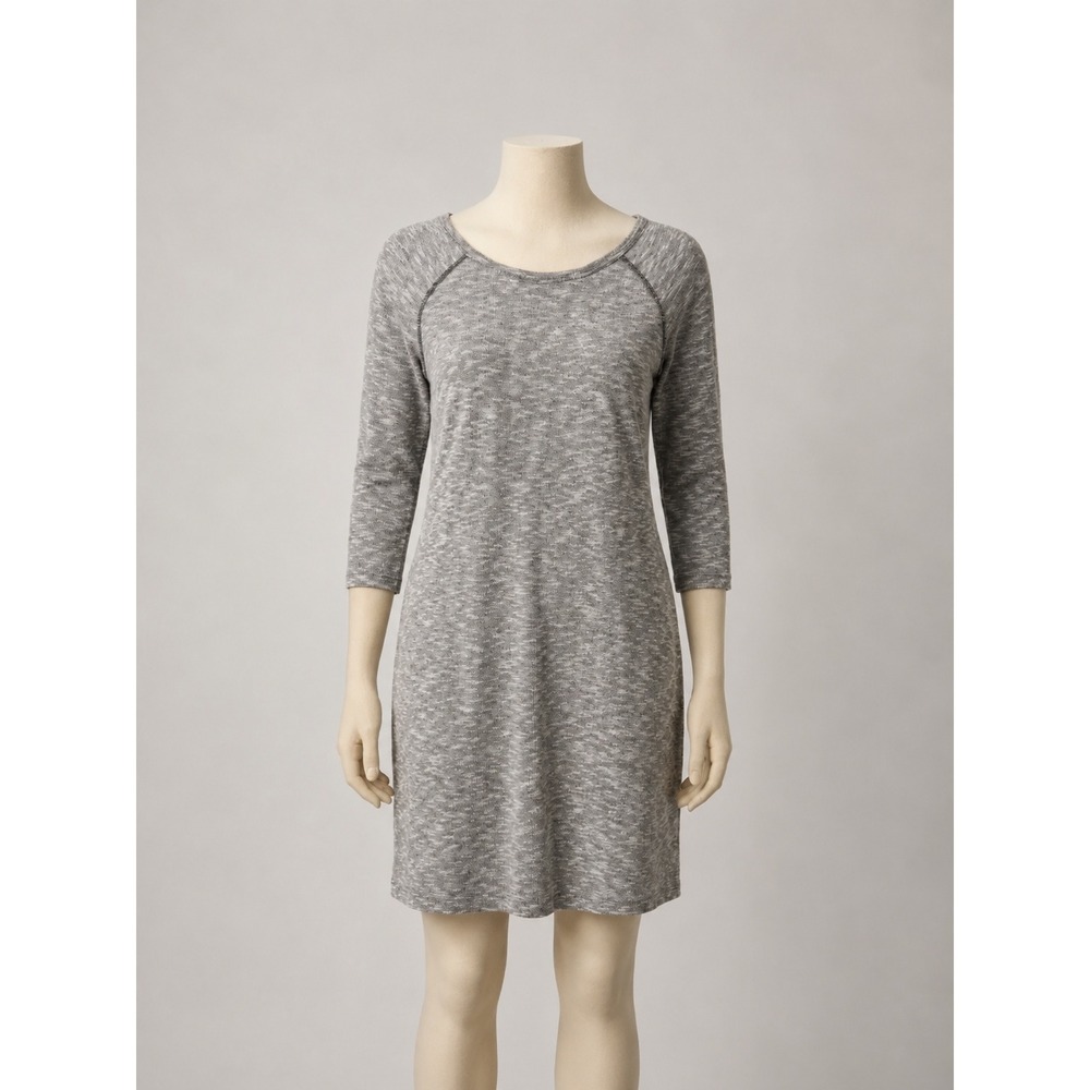 Merona Gray Space Dye Raglan Sleeve Knit T-Shirt Dress XL